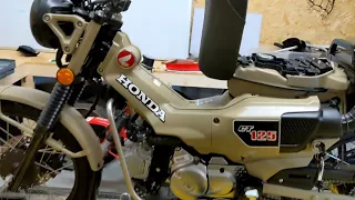 A walkaround the new Honda CT125 (UK based)