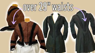 People Were *NOT* Smaller in the Past || Antique Victorian & Edwardian Clothing with 29+ inch Waists