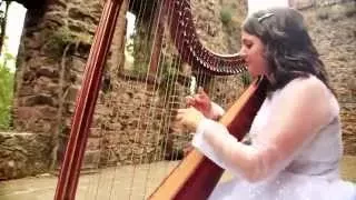 International Harpist playing bollywood songs for weddings in India