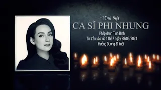 Ca sĩ Phi Nhung qua đời do Covid-19