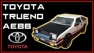 TOYOTA TRUENO AE86 из аниме INITIAL D СВОИМИ РУКАМИ