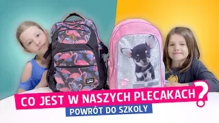 Co jest w naszych plecakach? - Powrót do szkoły.