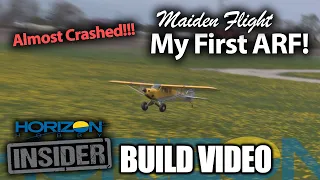 Horizon Insider Build Series - Maiden Flight (Almost Crashed!) - My First ARF!