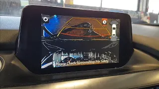 Mazda Connect, rearview camera image distorted, and more.