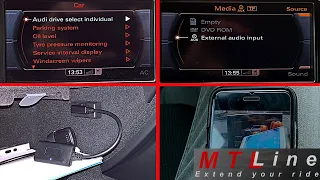 Audi A4 B8.5, BJ2014 – bluetooth music streaming via AMI – predvajanje glasbe preko bluetooth