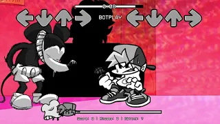 FNF VS. MICKEY MOUSE REPAINTED ALL PHASE HD FULL HORROR MOD  [HARD]