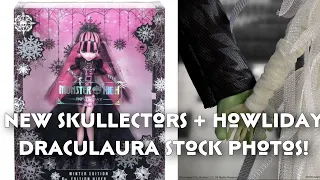 MONSTER HIGH NEWS! NEW SKULLECTOR Frankenstein 2 pack + Howliday Draculaura Stock Photos!