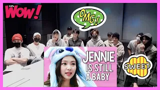 Seventeen reaction to Blackpink JENNIE is still a baby! [fanmade]