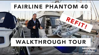 Fairline Phantom 40 - Refreshed / Renewed 20 years later! New Navigation and Internal and Externals.