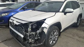 Новый Rav 4, Серьезные последствия после не сильного ДТП. body repair