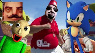 Hello Neighbor - New Neighbor skrr skibidi dop dop boy Baldi Sonic History Gameplay Walkthrough