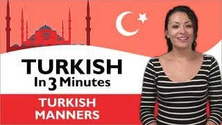 Learn Turkish - Turkish in Three Minutes - Thank You & You're Welcome in Turkish