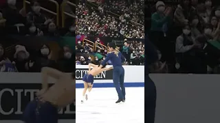 This 🇯🇵 pair skating couple is on 🔥 #WorldFigure