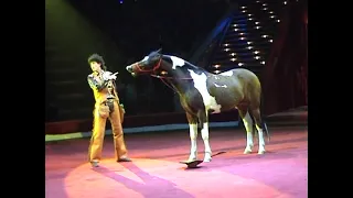 Yakubovskie.ru Comic Cowboy Horse Moscow Circus, Цирковой номер Комический Ковбой Якубовские