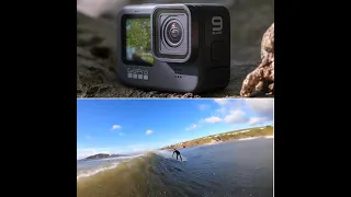 FIRST SURF WITH GO PRO HERO 9 BLACK ! (Settings shown)