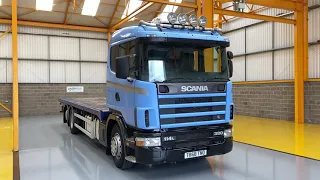 New In Stocklist For Sale: SCANIA R114L 380 6X2 DRAWBAR SPEC FLATBED - 1999 - T868 TNO