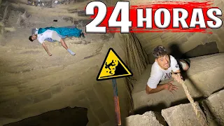 24 HORAS en UNA CUEVA SUBTERRÁNEA *Nos quedamos SIN LUZ*🔦⛔