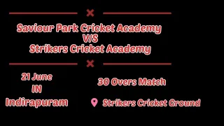 30 Overs Academy Cricket Match. Watch highlights of my innings!