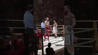 Knocked him out but showed respect afterwards. Vladislav Tuynov beats Julian Lane in boxing