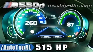 515HP BMW M550d G30 McChip 0-260km/h ACCELERATION & TOP SPEED by AutoTopNL