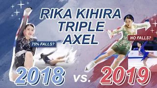 RIKA KIHIRA TRIPLE AXEL 2018 vs. 2019 (紀平梨花のトリプルアクセル)