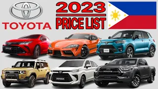 Toyota Car Price List In Philippines 2024