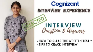 Cognizant latest interview Experience 2022 | CTS interview | TR & HR Interview questions | Genc