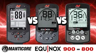 Manticore,Equinox 900 VS Equinox 800!Реальний тест в ґрунті!Робота над помилками.Що обрати!