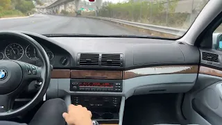 E39 540i driving video