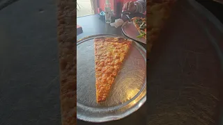 Biggest Pizza Slice In The World 🍕 🌍 #TravelVlog #Travel #Food #Pizza