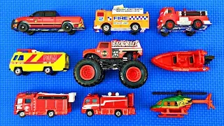 Fire Trucks for Kids #2 | Learn Fire Truck Names & Colors | Fun & Educational Organic Learning