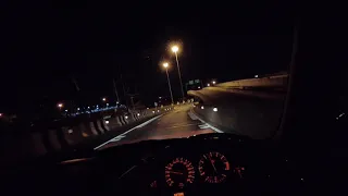 BMW E34 M5 PURE Exhaust Sound (POV footage)