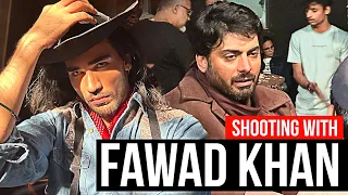 Shoot day with Fawad khan on set | behind-the-scenes vlog for upcoming project