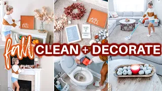 🍂 NEW! FALL DECORATE + CLEAN WITH ME 2022 | FALL CLEANING MOTIVATION | FALL DECOR 2022 | HOMEMAKING