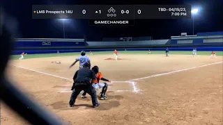 Isaiah’s Single in 14U USSSA Tournament