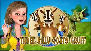 Three Billy Goats Gruff with a Nasty Troll -Ruby's Sing-Along- Animated Tales For Kids