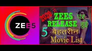Zee5 Top 5 Bollywood Movie released in 2020 #Hindi movies
