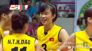 Philippines VS. Vietnam Asian Women Volleyball .Set 1. Feb. 21,2019..