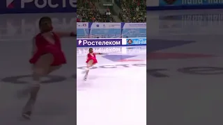 Алина Горбачева Чемпионат России по фигурному катанию короткая программа