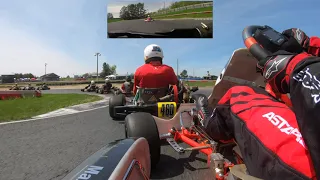 TRAK 2023 - Round 4 - Final Race - Goodwood Kartways - Briggs LO206 Masters #416