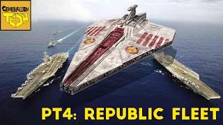The REAL SIZE of STAR WARS SHIPS: Pt 4 Republic Fleet