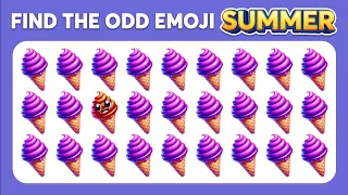 Find the ODD One Out - Summer Edition ☀️🏖🍦 Easy, Medium, Hard | Monkey Quiz