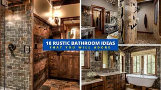 [Most Amazing] Top 10 Best Rustic Bathroom Ideas That You Will Adore 💡