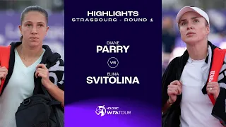 Diane Parry vs. Elina Svitolina | 2024 Strasbourg Round 1 | WTA Match Highlights
