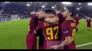 Unusual Goal Celebration: Diego Perotti and Stephan el Shaarawy Roma Against Chelsea  #Goal