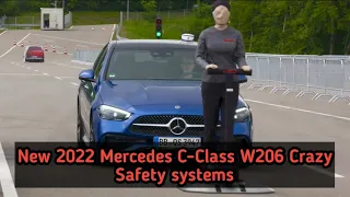 New 2022 Mercedes C-Class W206 | Crazy Safety systems | Active Brake Assist | Traffic Sigh Assist