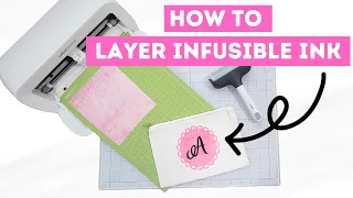 How to Layer Cricut Infusible Ink without the Slice Tool! Cricut Joy Xtra Projects