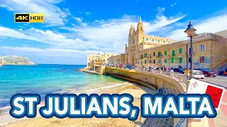 St Julians Malta | A walk down to the beach