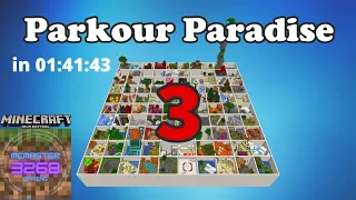 Minecraft - Parkour Paradise 3 in 01:41:43 [Java]