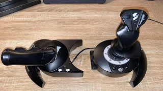 THRUSTMASTER T.FLIGHT HOTAS ONE Review and Testing - How To Detach & Separate Throttle and Joystick